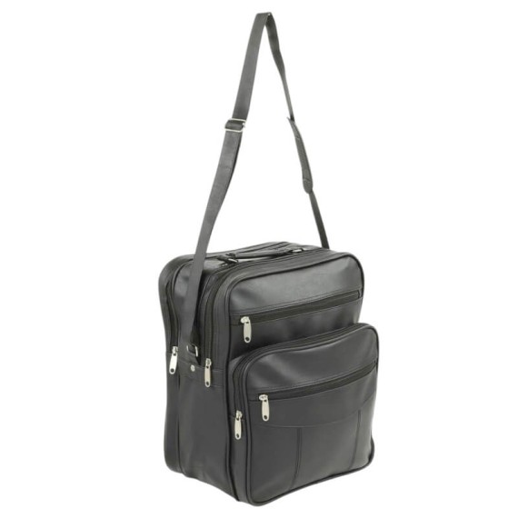 Saco / Pasta de Tiracolo c/ Asa de mão D&N 2704 Preto | Ref. 345.270401