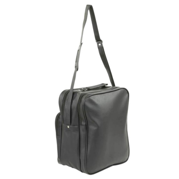 Saco / Pasta de Tiracolo c/ Asa de mão D&N 2704 Preto | Ref. 345.270401