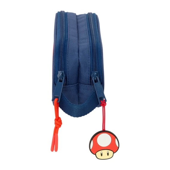 Estojo Escolar Duplo SUPER MARIO Trick Azul/Vermelho | Ref. 248.812508513 Estojo Escolar Duplo SUPER MARIO Trick Azul/Vermelho | Ref. 248.812508513