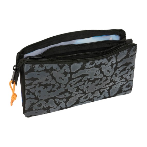 Estojo Escolar Triplo NARUTO Shippuden Preto | Ref. 248.812594744 Estojo Escolar Triplo NARUTO Shippuden Preto | Ref. 248.812594744