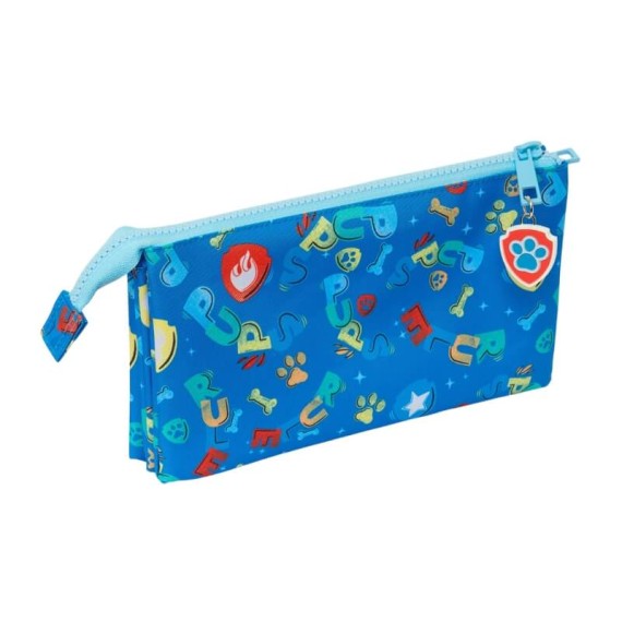 Estojo Escolar Triplo  PAW PATROL Pups Rule Azul | Ref. 248.812356744 Estojo Escolar Triplo  PAW PATROL Pups Rule Azul | Ref. 248.812356744