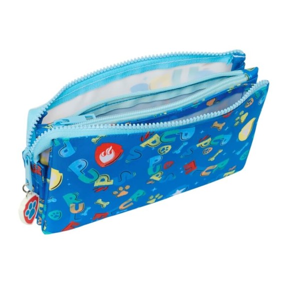 Estojo Escolar Triplo  PAW PATROL Pups Rule Azul | Ref. 248.812356744 Estojo Escolar Triplo  PAW PATROL Pups Rule Azul | Ref. 248.812356744