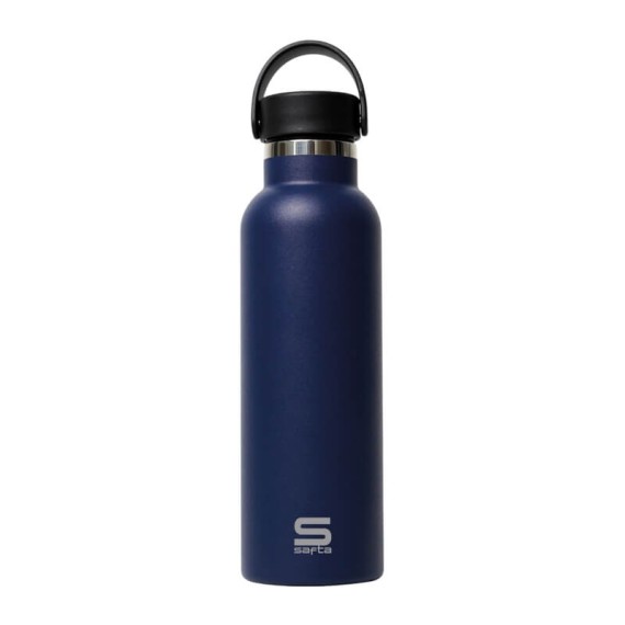 Garrafa Térmica Aço Inox 600ml SAFTA Azul Marinho | Ref. 248.972703