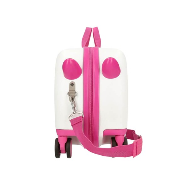 Mala de Viagem Infantil ABS 4R Easyjet MOVOM Enjoy and Smile Rosa | Ref. 186.3721064