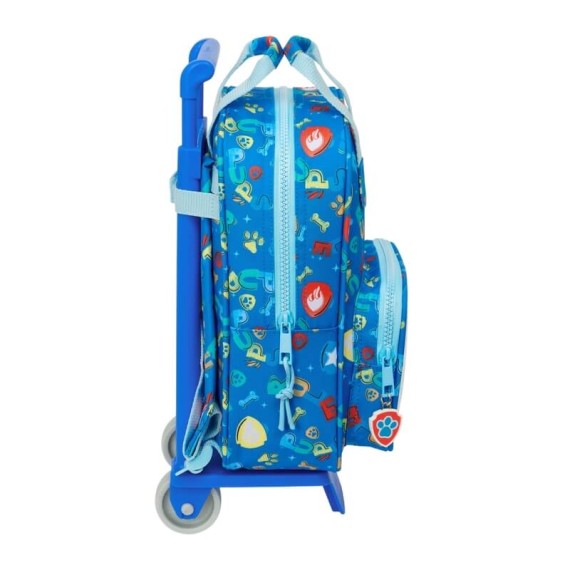 Mochila de Criança 28Cm c/ Carro PAW PATROL Pups Rule Azul | Ref. 248.612356280 Mochila de Criança 28Cm c/ Carro PAW PATROL Pups Rule Azul | Ref. 248.612356280