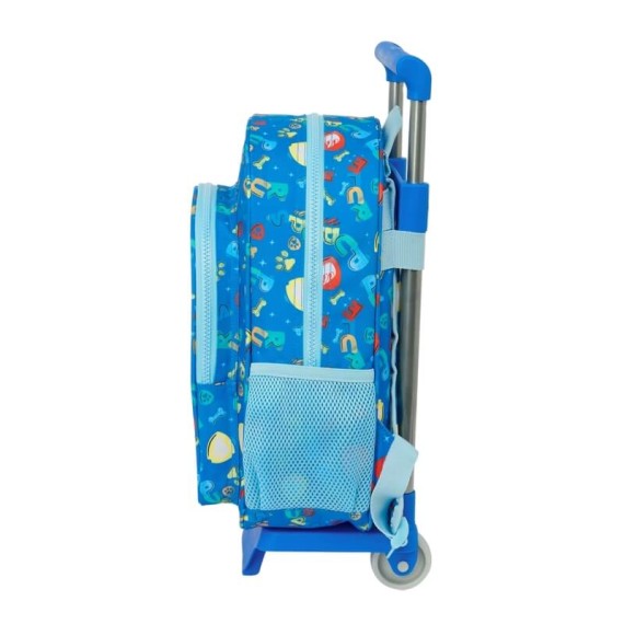 Mochila Infantil 34Cm c/ Carro PAW PATROL Pups Rule Azul | Ref. 248.612356020 Mochila Infantil 34Cm c/ Carro PAW PATROL Pups Rule Azul | Ref. 248.612356020
