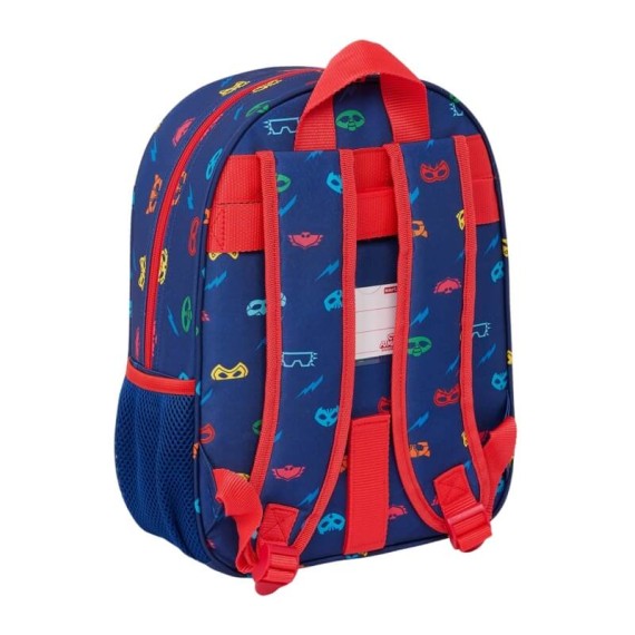 Mochila Pré-Escolar Adap. 34cm PJ MASKS Ready Azul Marinho, Modelo: Mochila 34cm Adap., Cor: Ready, 2 image Mochila Pré-Escolar Adap. 34cm PJ MASKS Ready Azul Marinho, Modelo: Mochila 34cm Adap., Cor: Ready, 2 image