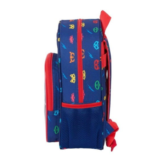 Mochila Pré-Escolar Adap. 34cm PJ MASKS Ready Azul Marinho, Modelo: Mochila 34cm Adap., Cor: Ready, 3 image Mochila Pré-Escolar Adap. 34cm PJ MASKS Ready Azul Marinho, Modelo: Mochila 34cm Adap., Cor: Ready, 3 image