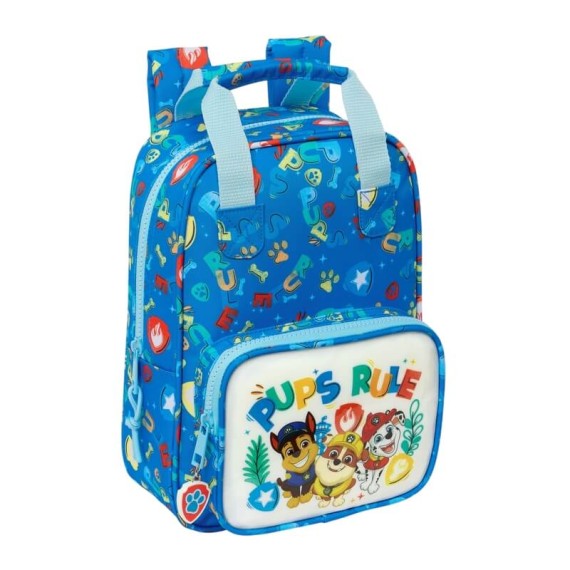 Mochila Infantil com Alças 28Cm PAW PATROL Pups Rule Azul | Ref. 248.612356765 Mochila Infantil com Alças 28Cm PAW PATROL Pups Rule Azul | Ref. 248.612356765