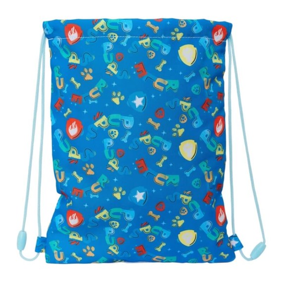 Saco Mochila Júnior 34Cm PAW PATROL Pups Rule Azul | Ref. 248.612356855 Saco Mochila Júnior 34Cm PAW PATROL Pups Rule Azul | Ref. 248.612356855