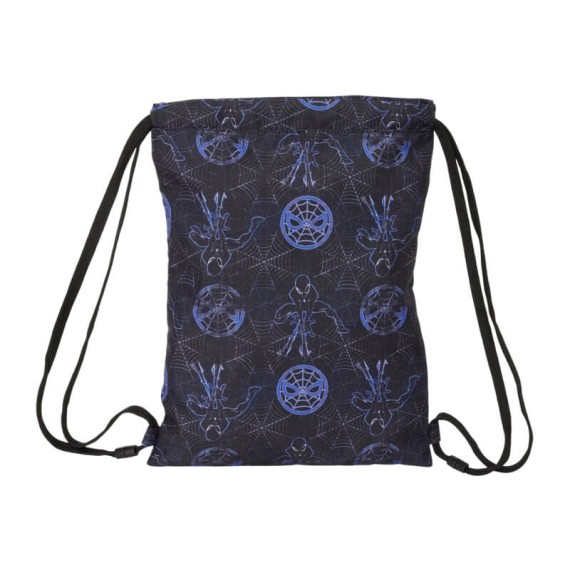 Saco/Mochila Júnior 34Cm SPIDE-RMAN Attack Preto | Ref. 248.612543855 Saco/Mochila Júnior 34Cm SPIDE-RMAN Attack Preto | Ref. 248.612543855