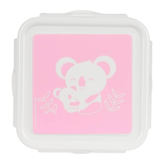 Caixa para Lanche Pré-Escolar SAFTA “Koala” Rosa | Ref. 248.342489916 Caixa para Lanche Pré-Escolar SAFTA “Koala” Rosa | Ref. 248.342489916