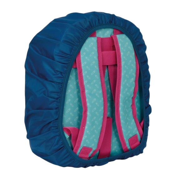 Capa Impermeável de Proteção SAFTA  p/ Mochila Pequena Azul | Ref. 248.322330625