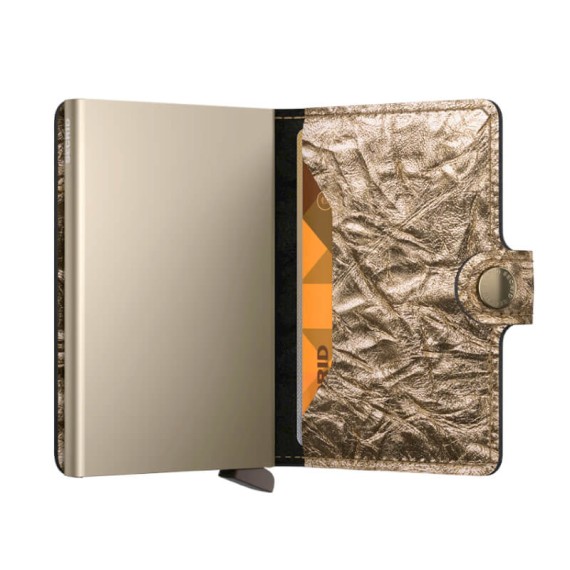 Carteira SECRID Miniwallet Crunch Gold | Ref. 297.MCR-G Carteira SECRID Miniwallet Crunch Gold | Ref. 297.MCR-G