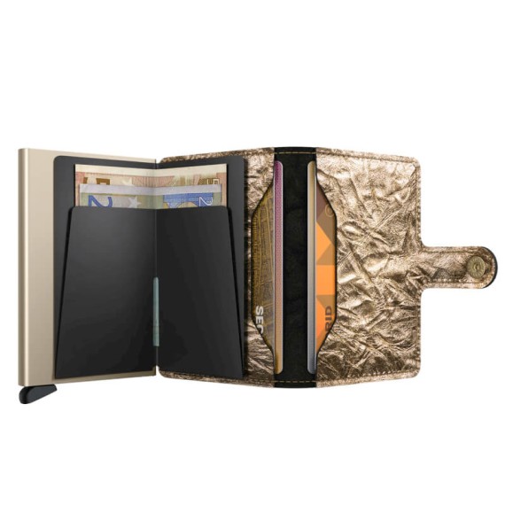 Carteira SECRID Miniwallet Crunch Gold | Ref. 297.MCR-G Carteira SECRID Miniwallet Crunch Gold | Ref. 297.MCR-G