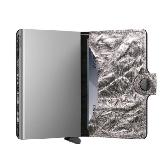 Carteira SECRID Miniwallet Crunch Silver | Ref. 297.MCR-S