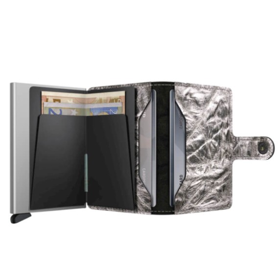 Carteira SECRID Miniwallet Crunch Silver | Ref. 297.MCR-S