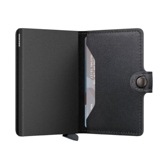 Carteira SECRID Miniwallet Original Black Powdercoat | Ref. 297.MPC-B