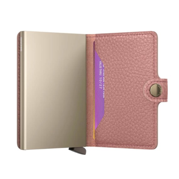 Carteira SECRID Miniwallet Pebble Rose | Ref. 297.MPE-R
