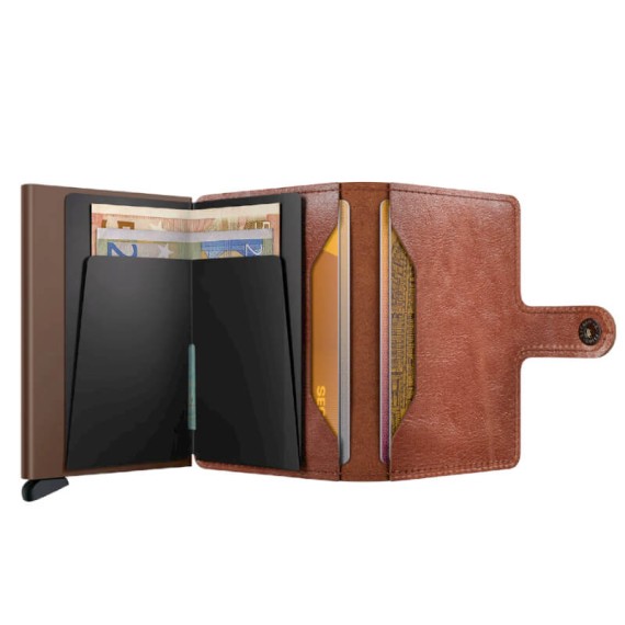 Carteira SECRID Miniwallet Vintage Cognac-Brown | Ref. 297.MV-CB