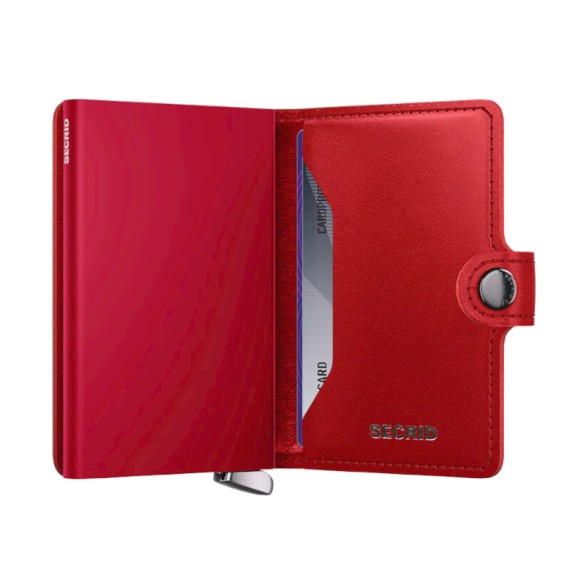 Carteira SECRID Premium Miniwallet Emboss Diamond Red | Ref. 297.MED-R