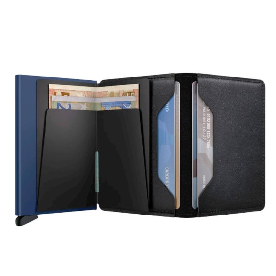 Carteira SECRID Slimwallet Original Black-Navy | Ref. 297.SO-BN