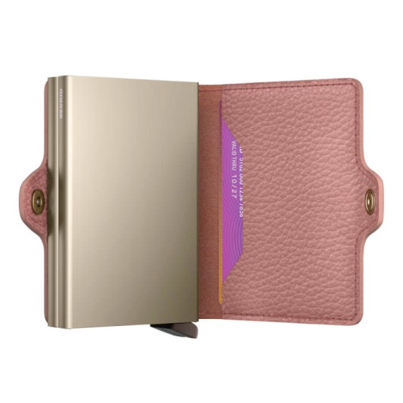 Carteira SECRID Twinwallet Pebble Rose | Ref. 297.TRE-R