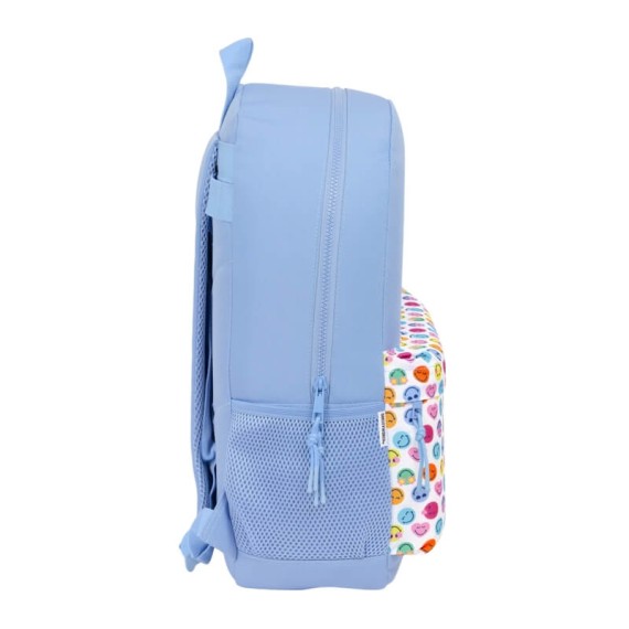 Mochila Escolar Adap. 46Cm Rec. SMILEY WORLD Joyful Azul | Ref. 248.612481758 Mochila Escolar Adap. 46Cm Rec. SMILEY WORLD Joyful Azul | Ref. 248.612481758