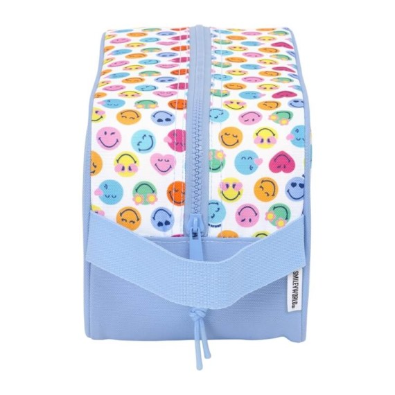 Porta-Sapatilhas Médio Reciclado SMILEY WORLD Joyful Azul | Ref. 248.812481682 Porta-Sapatilhas Médio Reciclado SMILEY WORLD Joyful Azul | Ref. 248.812481682
