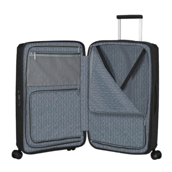 AMERICAN TOURISTER Mala Viagem / Trolley Média 68cm Exp. FastForward Preta | Ref. 92.155260-361E