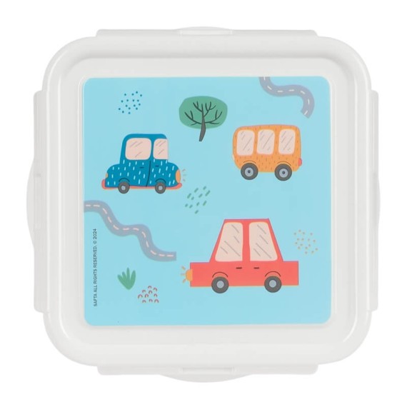 Caixa para Lanche Pré-Escolar SAFTA “Coches” Azul | Ref. 248.342493916 Caixa para Lanche Pré-Escolar SAFTA “Coches” Azul | Ref. 248.342493916