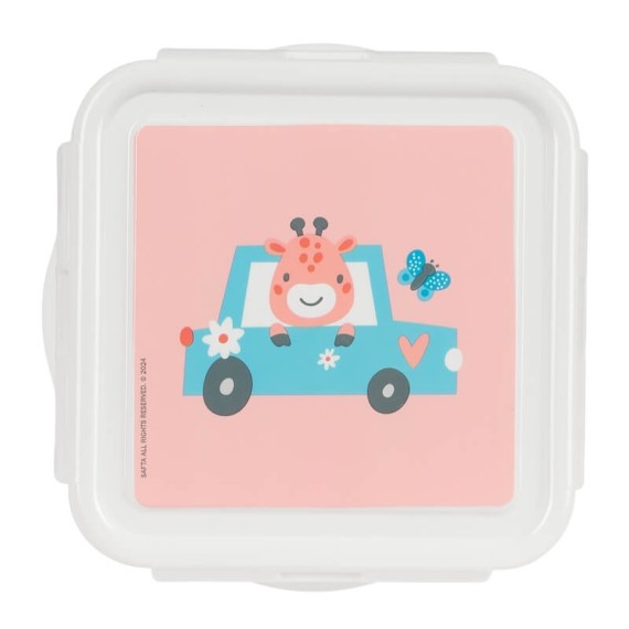 Caixa para Lanche Pré-Escolar SAFTA “Jirafa” Rosa | Ref. 248.342492916 Caixa para Lanche Pré-Escolar SAFTA “Jirafa” Rosa | Ref. 248.342492916