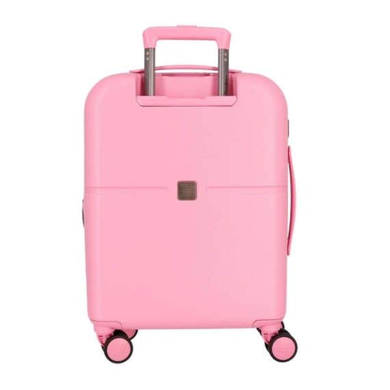 Mala de Cabine / Trolley 55cm 4R Exp. PEPE JEANS HighLight Rosa | Ref. 186.768862E