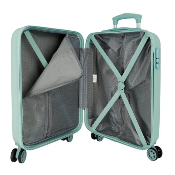 Mala de Cabine / Trolley 55cm 4R STITCH Lovely Turquesa | Ref. 186.3161141