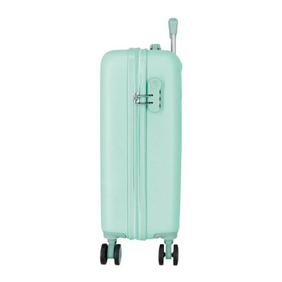 Mala de Cabine / Trolley 55cm 4R STITCH Lovely Turquesa | Ref. 186.3161141