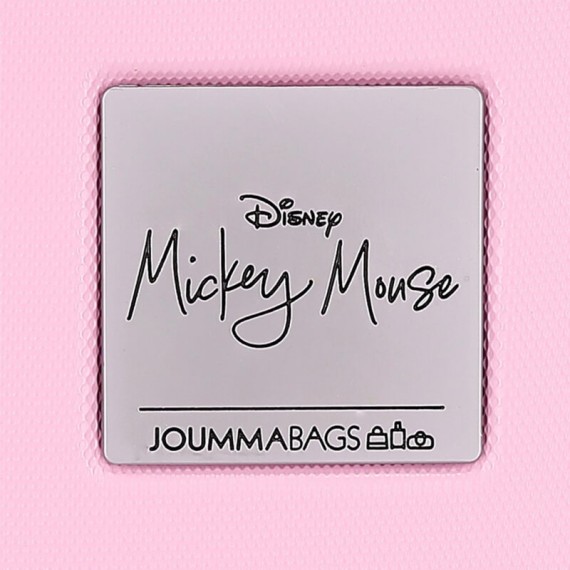 Mala de Viagem / Trolley Médio 65cm 4R MICKEY Crazy Trip Rosa | Ref. 186.5439222