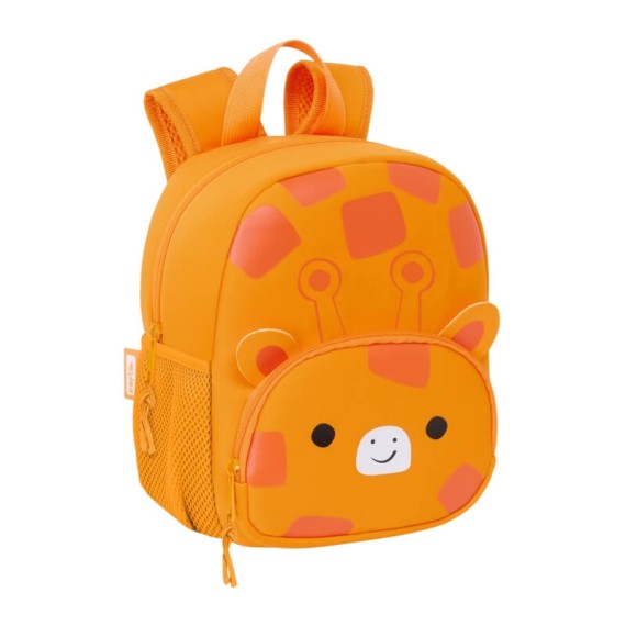 Mochila Pré-Escolar 25Cm Neopreno SAFTA “Girafa” Laranja | Ref. 248.622502333 Mochila Pré-Escolar 25Cm Neopreno SAFTA “Girafa” Laranja | Ref. 248.622502333
