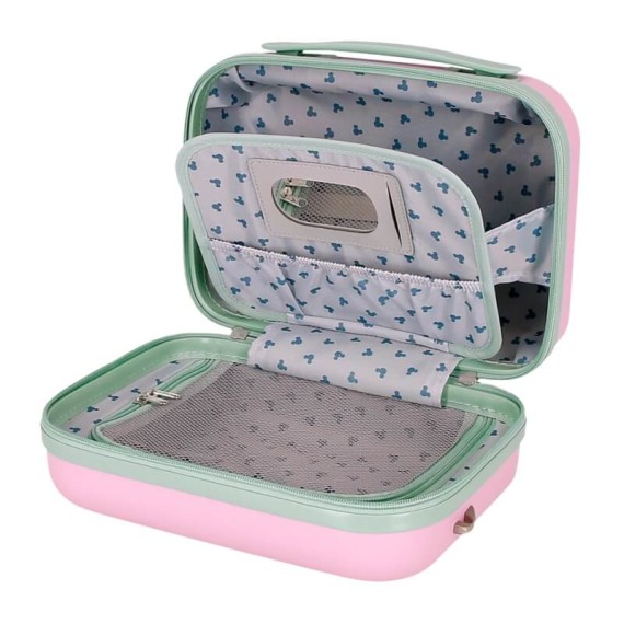 Necessaire ABS Adaptável MICKEY Crazy Trip Rosa | Ref. 186.5433922