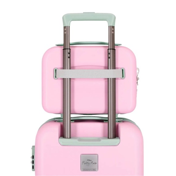 Necessaire ABS Adaptável MICKEY Crazy Trip Rosa | Ref. 186.5433922