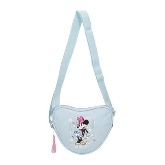 Bolsa de Tiracolo Coração MINNIE Happy Azul Claro | Ref. 186.4925542 Bolsa de Tiracolo Coração MINNIE Happy Azul Claro | Ref. 186.4925542