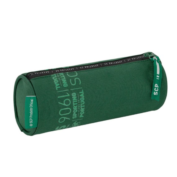 Estojo Escolar Redondo SPORTING 88020 Verde | Ref. 254.SCP88020Estojo Escolar Redondo SPORTING 88020 Verde | Ref. 254.SCP88020