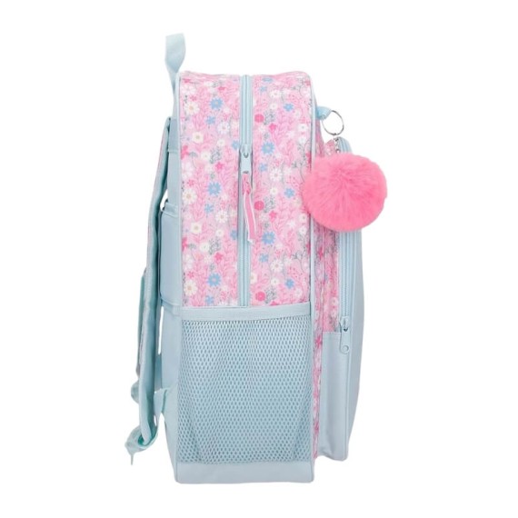 Mochila Escolar Adap. 40Cm MINNIE Happy Azul Claro | Ref. 186.49223D2 Mochila Escolar Adap. 40Cm MINNIE Happy Azul Claro | Ref. 186.49223D2