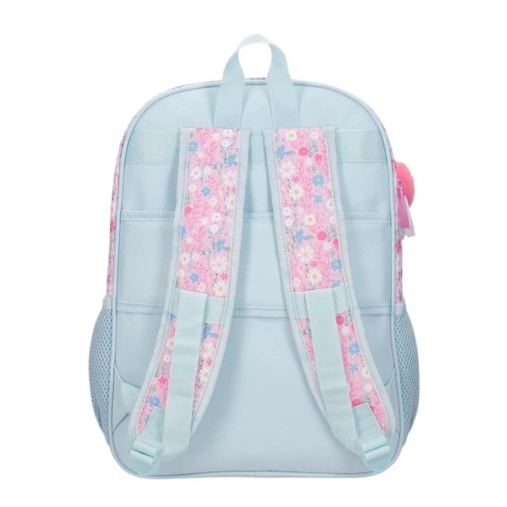 Mochila Escolar Adap. 40Cm MINNIE Happy Azul Claro | Ref. 186.49223D2 Mochila Escolar Adap. 40Cm MINNIE Happy Azul Claro | Ref. 186.49223D2