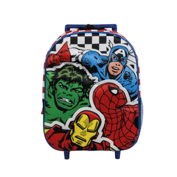 Mochila Infantil 31cm c/ Rodas AVENGERS 3D Multicolor | Ref. 299.2100006182 Mochila Infantil 31cm c/ Rodas AVENGERS 3D Multicolor | Ref. 299.2100006182