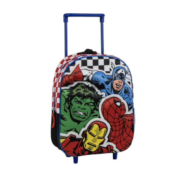 Mochila Infantil 31cm c/ Rodas AVENGERS 3D Multicolor | Ref. 299.2100006182 Mochila Infantil 31cm c/ Rodas AVENGERS 3D Multicolor | Ref. 299.2100006182