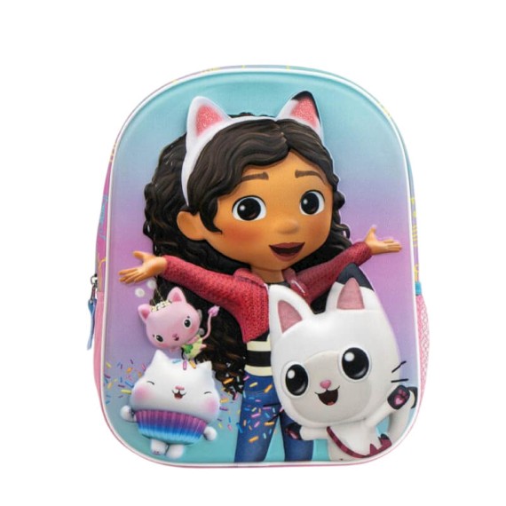 Mochila Infantil 31cm GABBY’S 3D Rosa/Turquesa | Ref. 299.2100005870 Mochila Infantil 31cm GABBY’S 3D Rosa/Turquesa | Ref. 299.2100005870