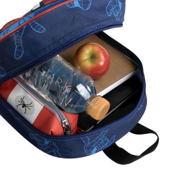Mochila Infantil 31cm SPIDERMAN 3D Azul Escuro | Ref. 299.2100005871 Mochila Infantil 31cm SPIDERMAN 3D Azul Escuro | Ref. 299.2100005871