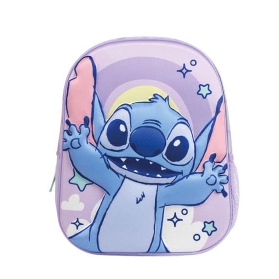 Mochila Infantil 31cm STITCH 3D Lilás | Ref. 299.2100005874 Mochila Infantil 31cm STITCH 3D Lilás | Ref. 299.2100005874