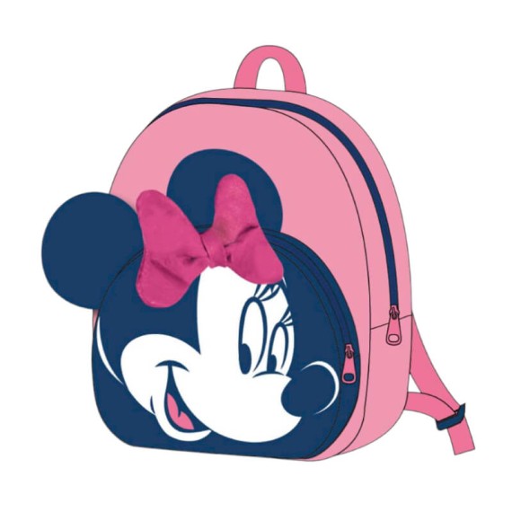 Mochila Infantil Peluche Premium 22cm MINNIE Rosa | Ref. 299.2100005843 Mochila Infantil Peluche Premium 22cm MINNIE Rosa | Ref. 299.2100005843