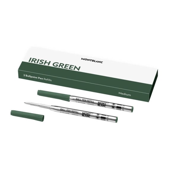 Pack 2 Recargas BallPoint (M) MONTBLANC Irish Green | Ref. 238.128217 Pack 2 Recargas BallPoint (M) MONTBLANC Irish Green | Ref. 238.128217